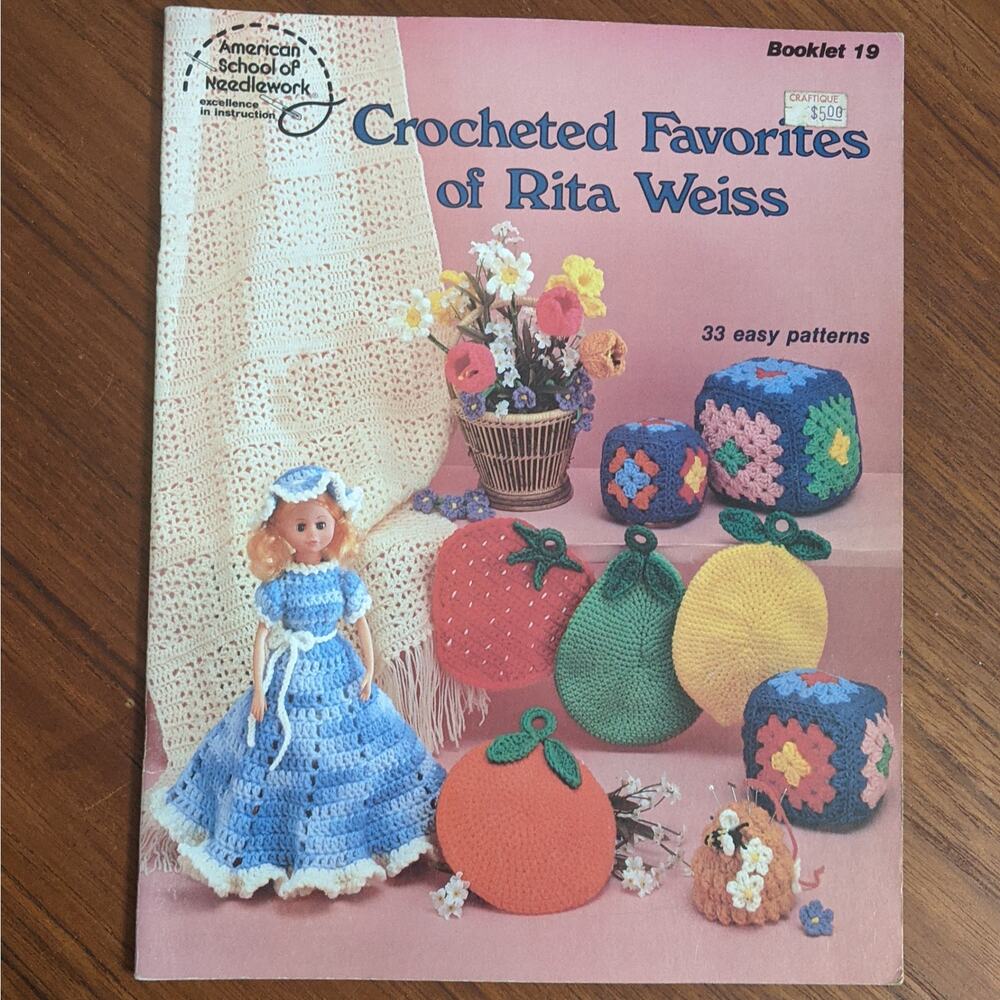 Crocheted Favorites of Rita Weiss Pattern Book 1982